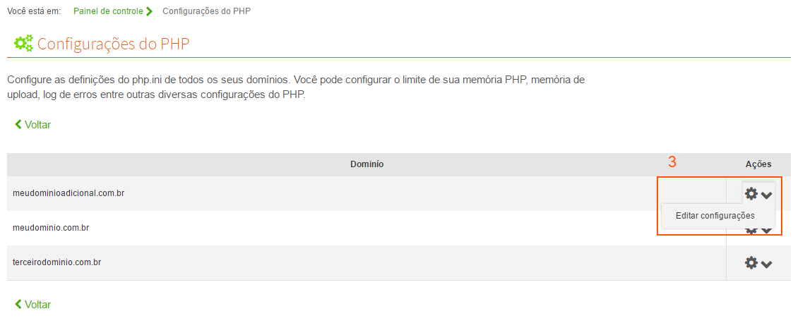 Como Configurar O Php Ini Para Um Dom Nio Espec Fico Ajuda Dialhost